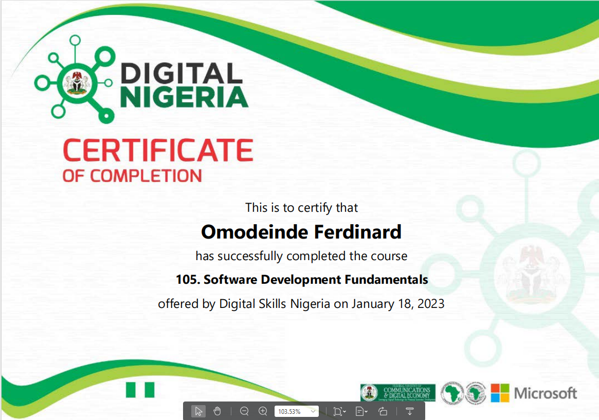 Certification 5